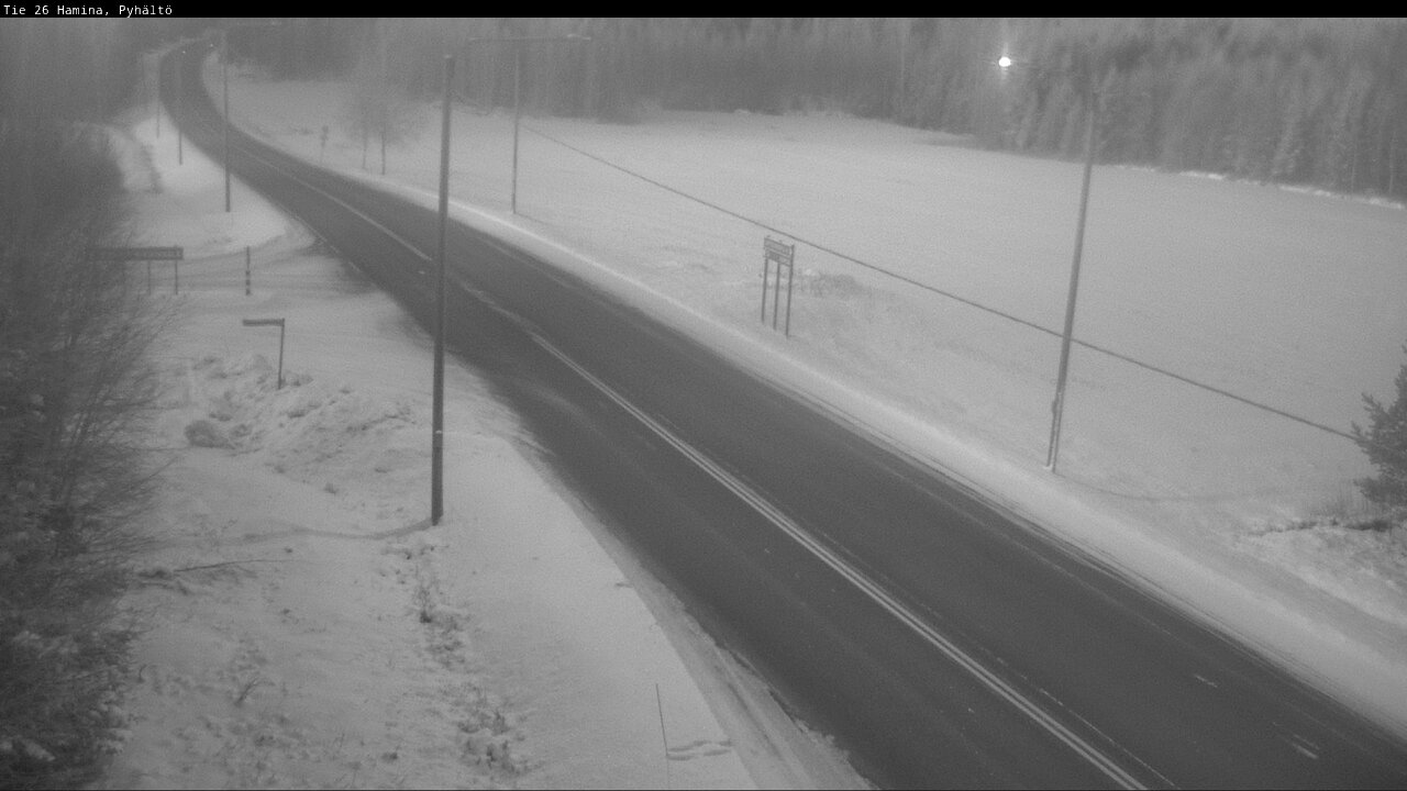 Kelikamerat Kuva Tie 26 Hamina, Pyhältö, Hamina, Kymenlaakso