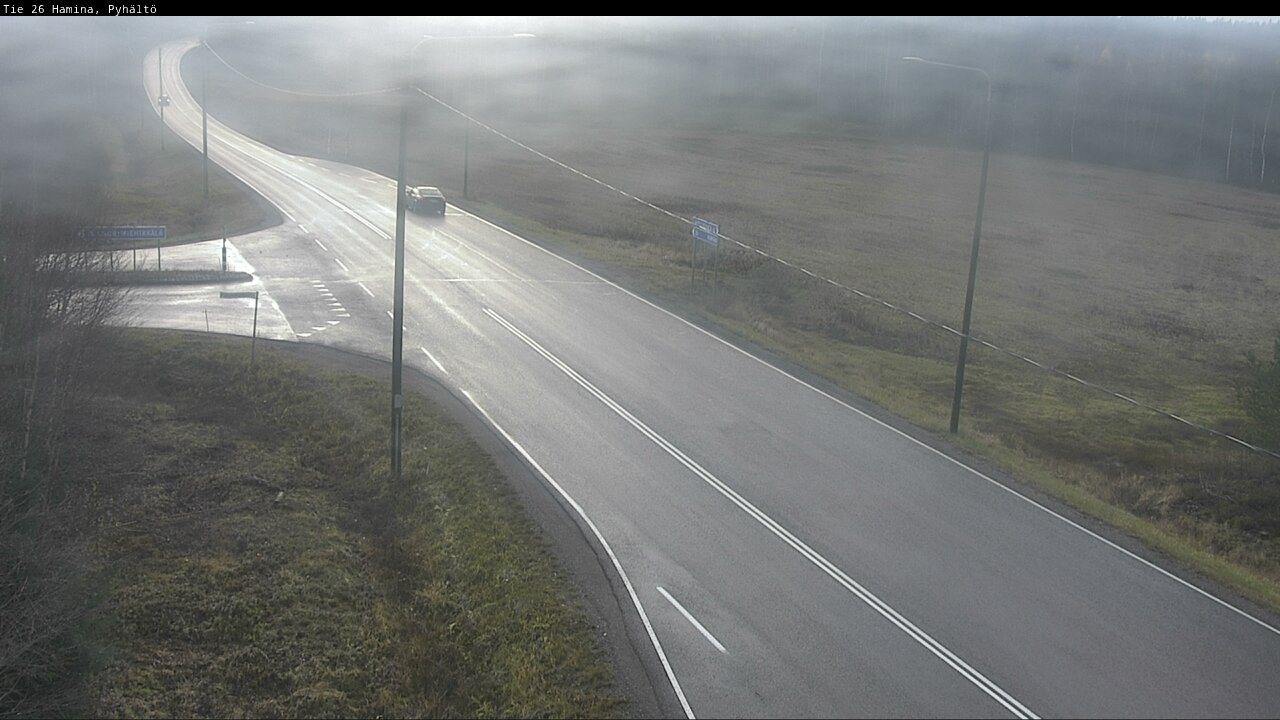 Kelikamerat Kuva Tie 26 Hamina, Pyhältö, Hamina, Kymenlaakso