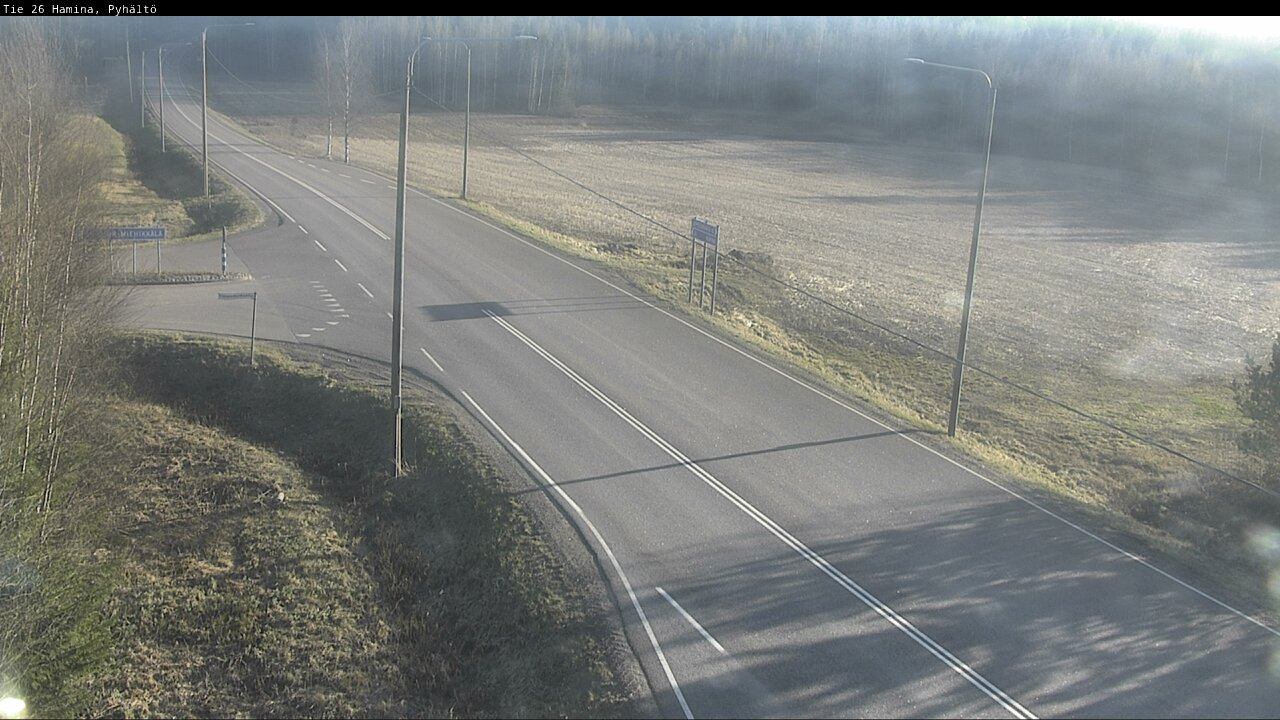 Kelikamerat Kuva Tie 26 Hamina, Pyhältö, Hamina, Kymenlaakso