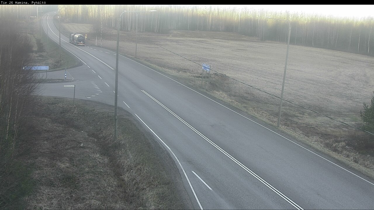 Kelikamerat Kuva Tie 26 Hamina, Pyhältö, Hamina, Kymenlaakso