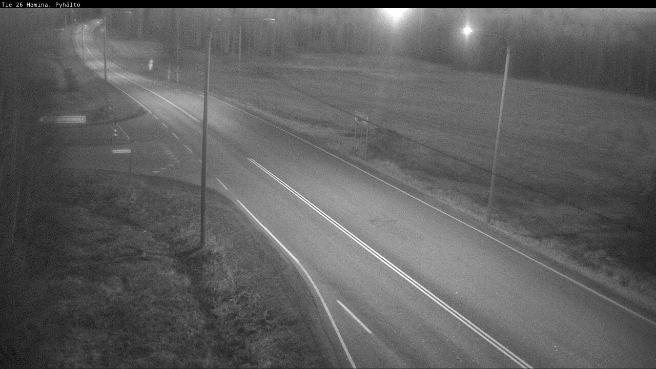 Kelikamerat Kuva Tie 26 Hamina, Pyhältö, Hamina, Kymenlaakso