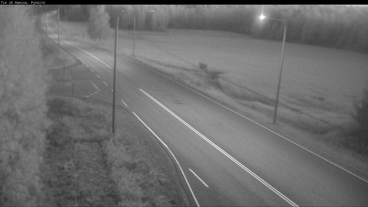Kelikamerat Kuva Tie 26 Hamina, Pyhältö, Hamina, Kymenlaakso