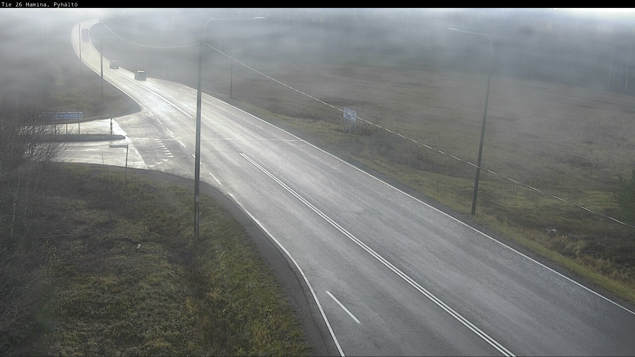 Kelikamerat Kuva Tie 26 Hamina, Pyhältö, Hamina, Kymenlaakso