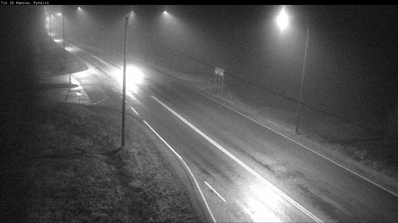 Kelikamerat Kuva Tie 26 Hamina, Pyhältö, Hamina, Kymenlaakso