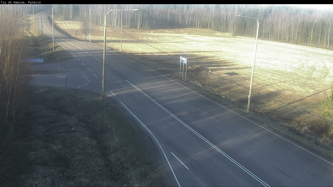 Kelikamerat Kuva Tie 26 Hamina, Pyhältö, Hamina, Kymenlaakso