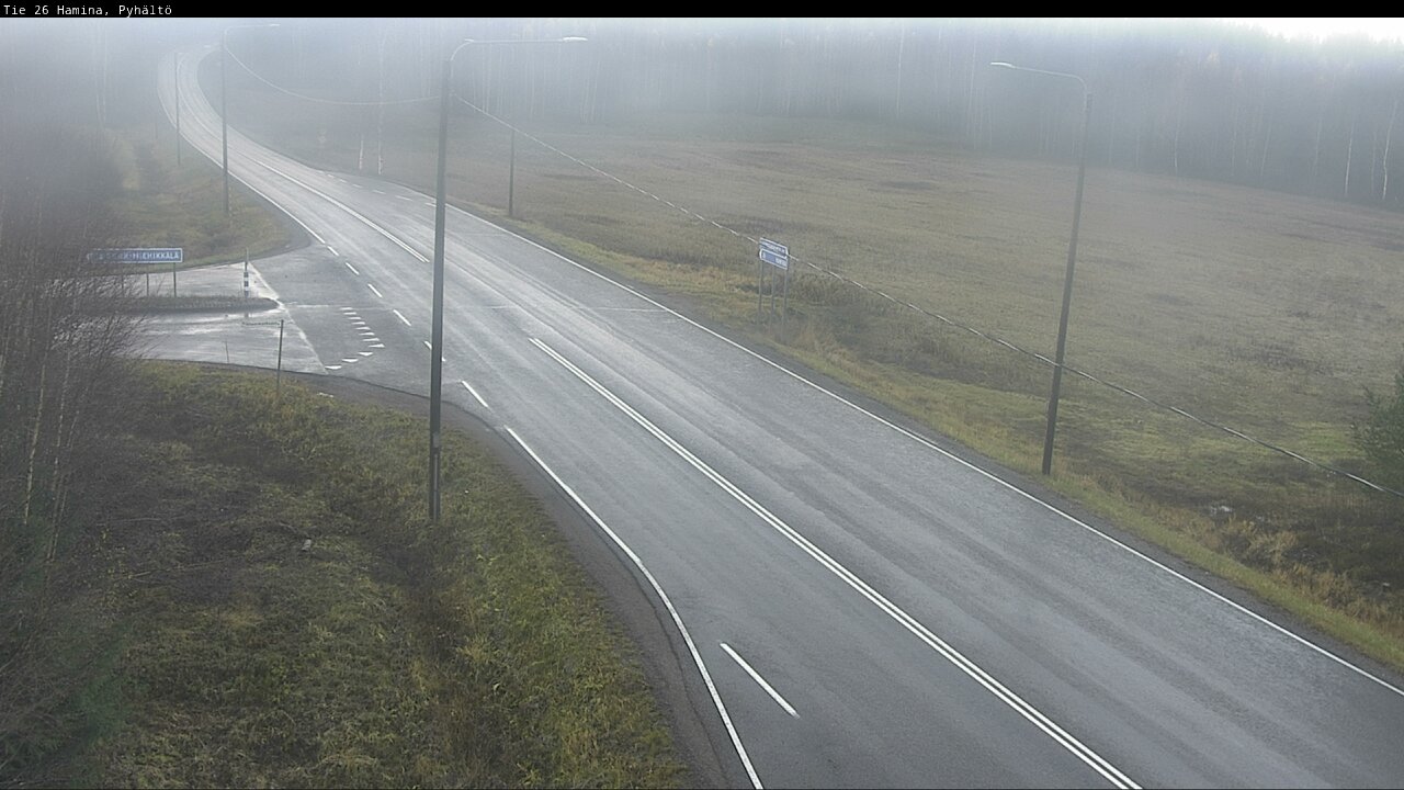 Kelikamerat Kuva Tie 26 Hamina, Pyhältö, Hamina, Kymenlaakso