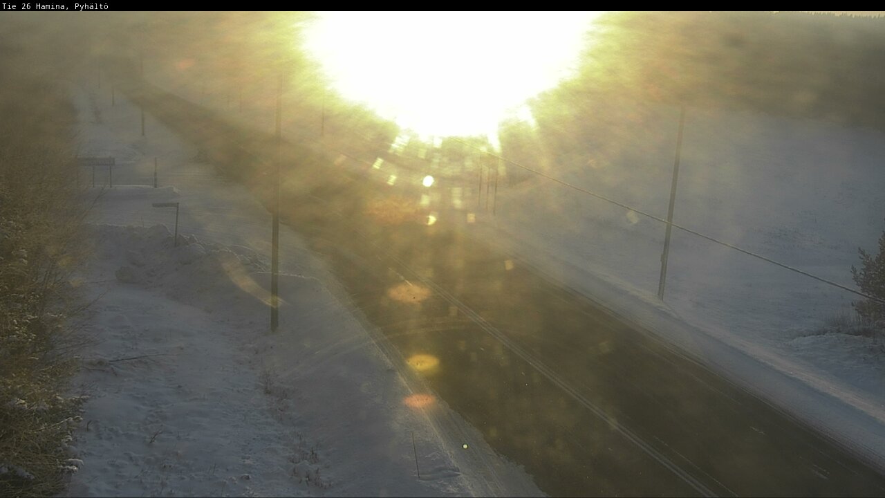 Kelikamerat Kuva Tie 26 Hamina, Pyhältö, Hamina, Kymenlaakso