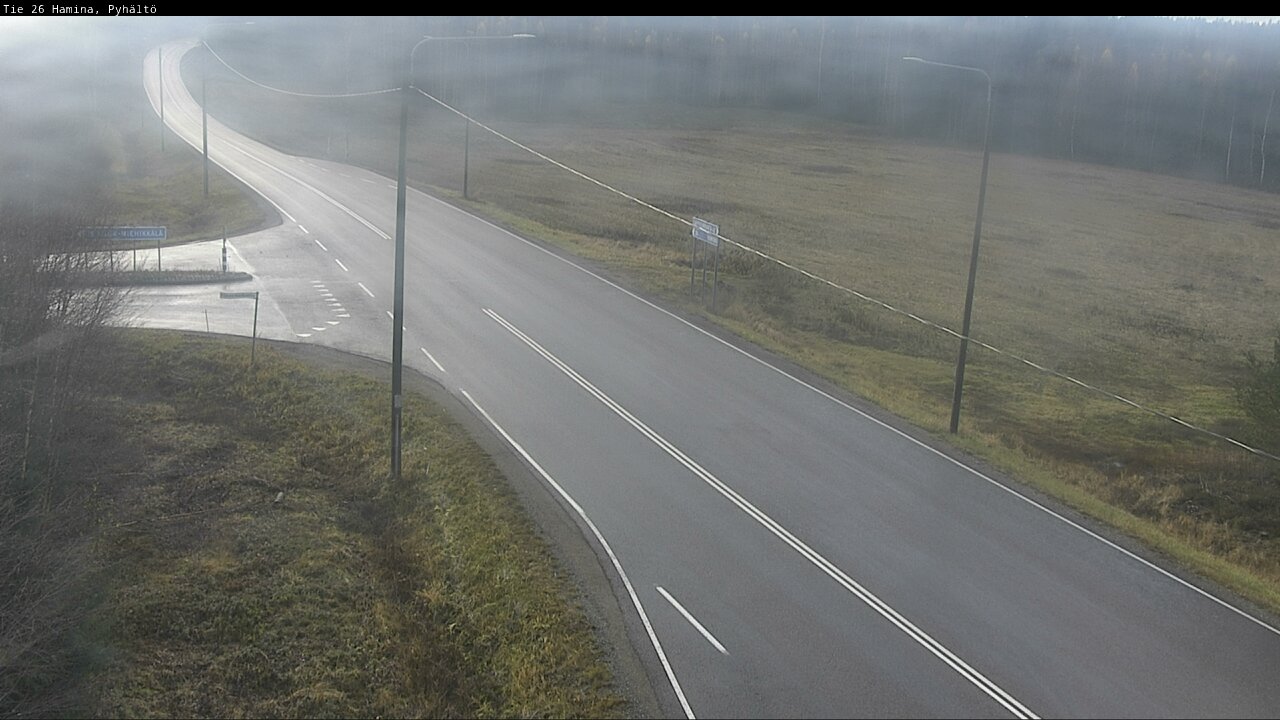 Kelikamerat Kuva Tie 26 Hamina, Pyhältö, Hamina, Kymenlaakso