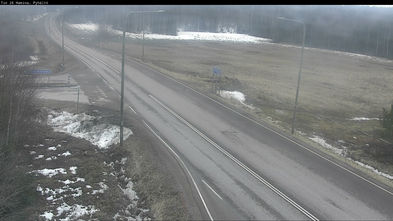 Kelikamerat Kuva Tie 26 Hamina, Pyhältö, Hamina, Kymenlaakso