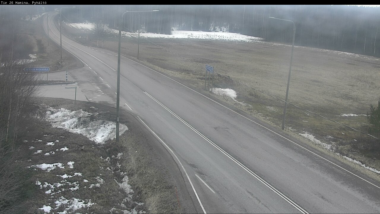 Kelikamerat Kuva Tie 26 Hamina, Pyhältö, Hamina, Kymenlaakso