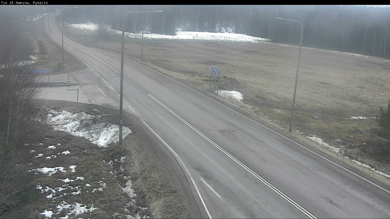 Kelikamerat Kuva Tie 26 Hamina, Pyhältö, Hamina, Kymenlaakso