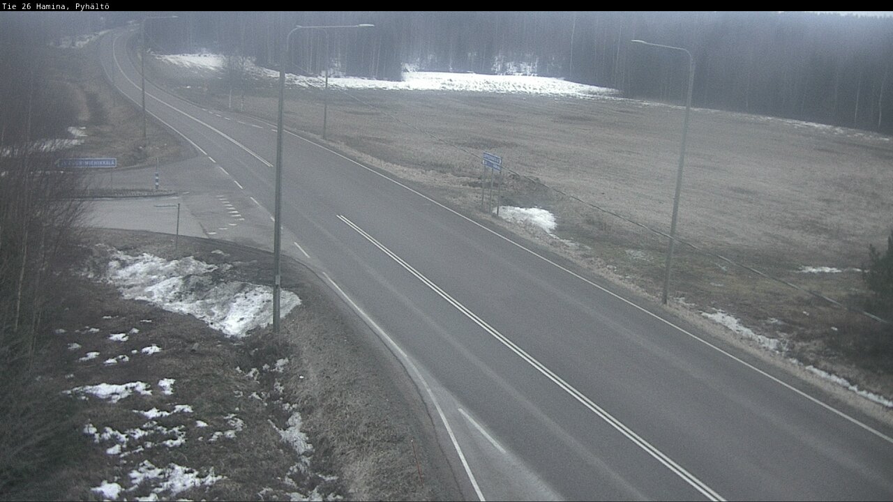 Kelikamerat Kuva Tie 26 Hamina, Pyhältö, Hamina, Kymenlaakso