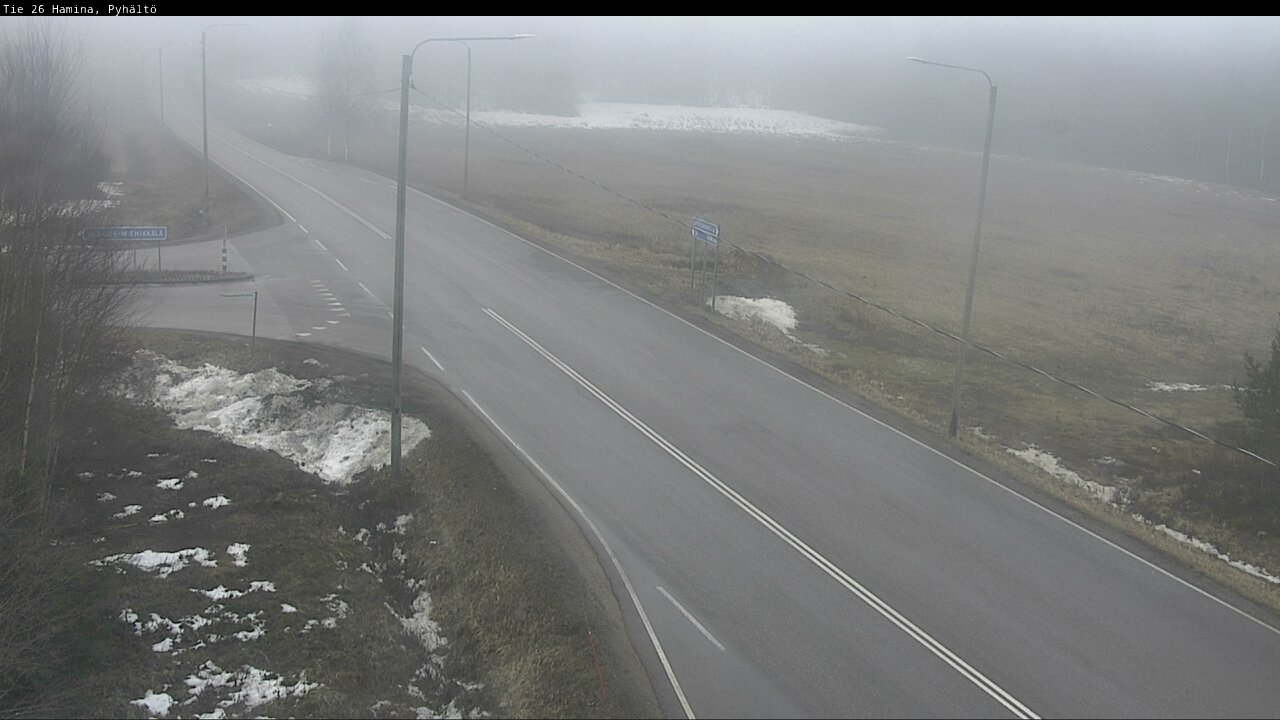 Kelikamerat Kuva Tie 26 Hamina, Pyhältö, Hamina, Kymenlaakso