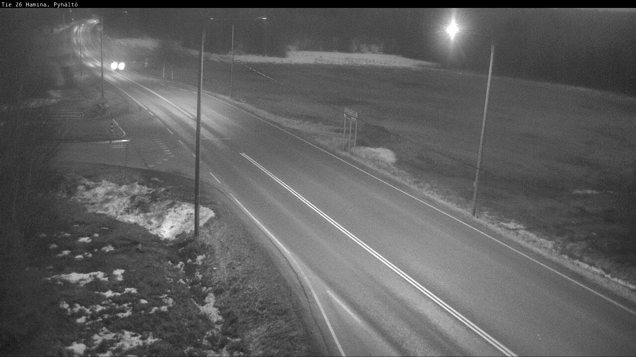 Kelikamerat Kuva Tie 26 Hamina, Pyhältö, Hamina, Kymenlaakso