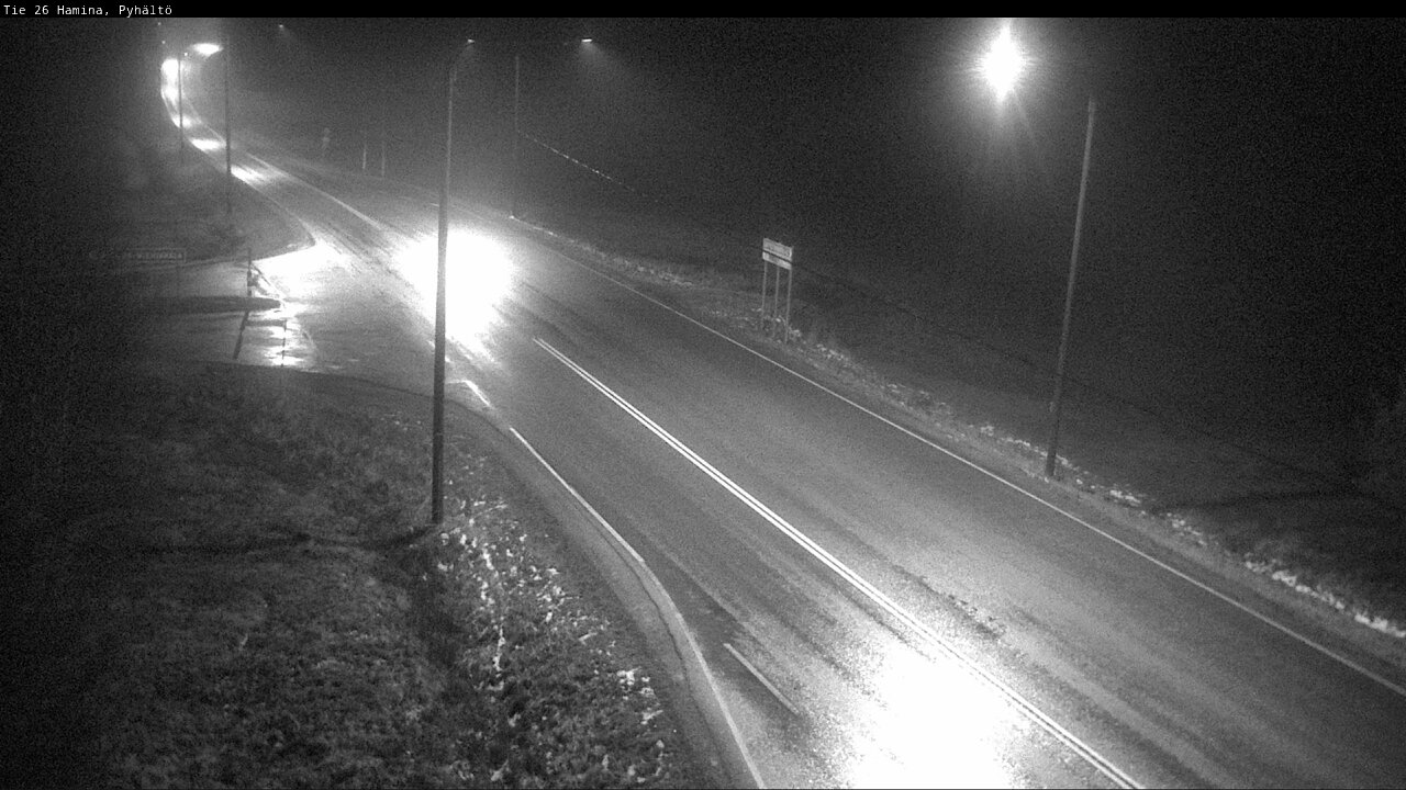 Weather Camera Image Väg 26 Pyhältö, Hamina, Kymenlaakso