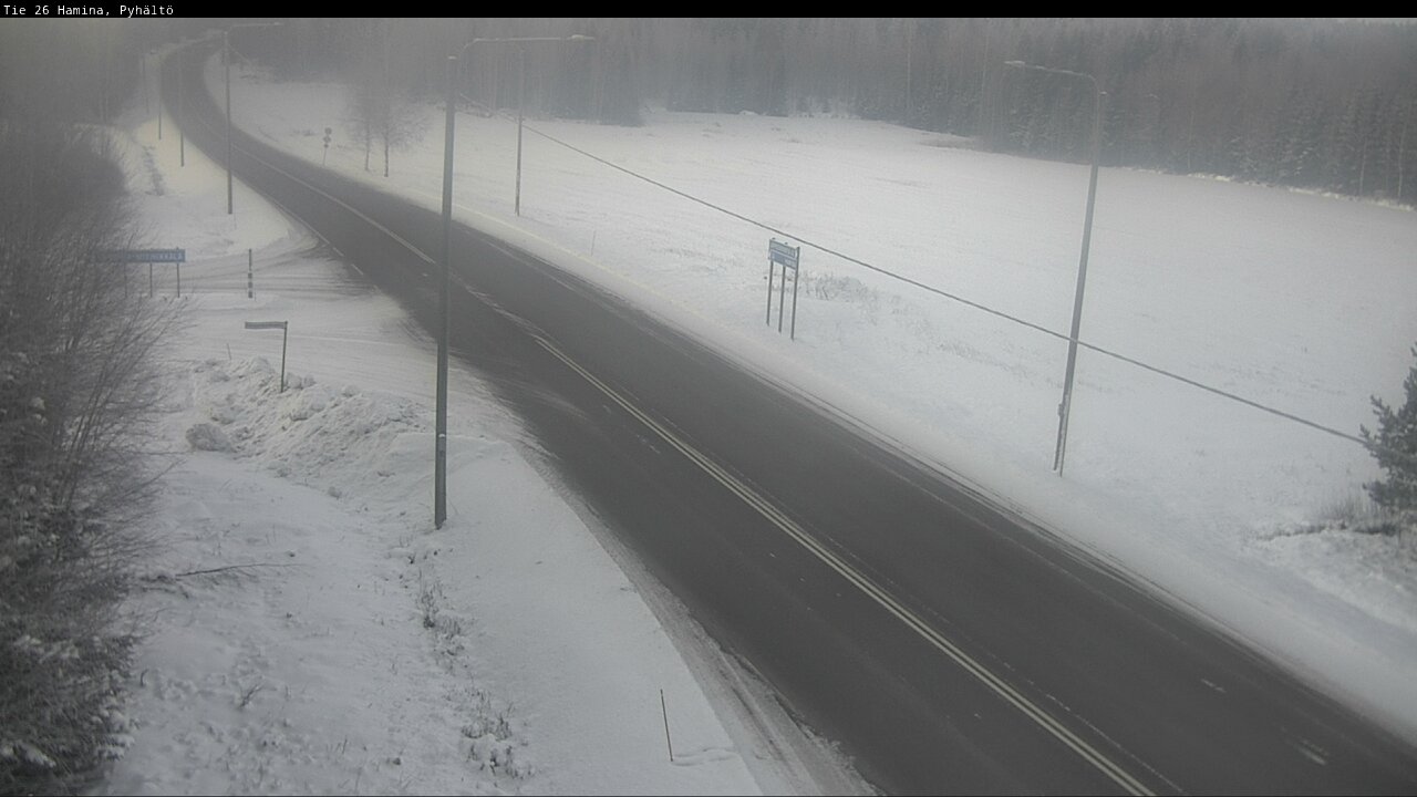 Kelikamerat Kuva Tie 26 Hamina, Pyhältö, Hamina, Kymenlaakso