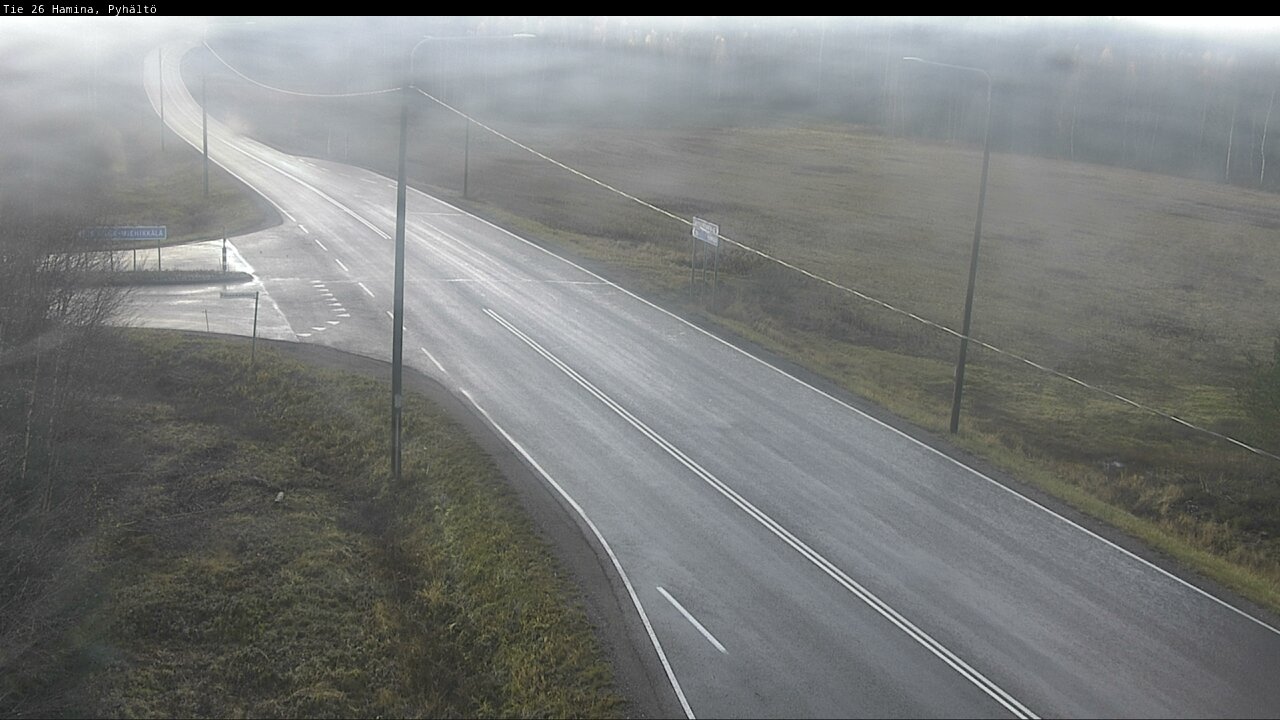 Kelikamerat Kuva Tie 26 Hamina, Pyhältö, Hamina, Kymenlaakso