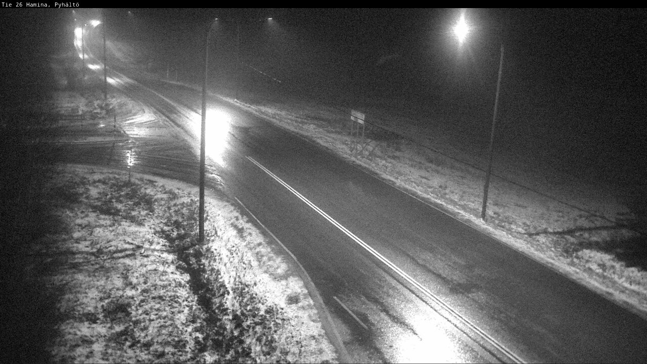 Weather Camera Image Väg 26 Pyhältö, Hamina, Kymenlaakso