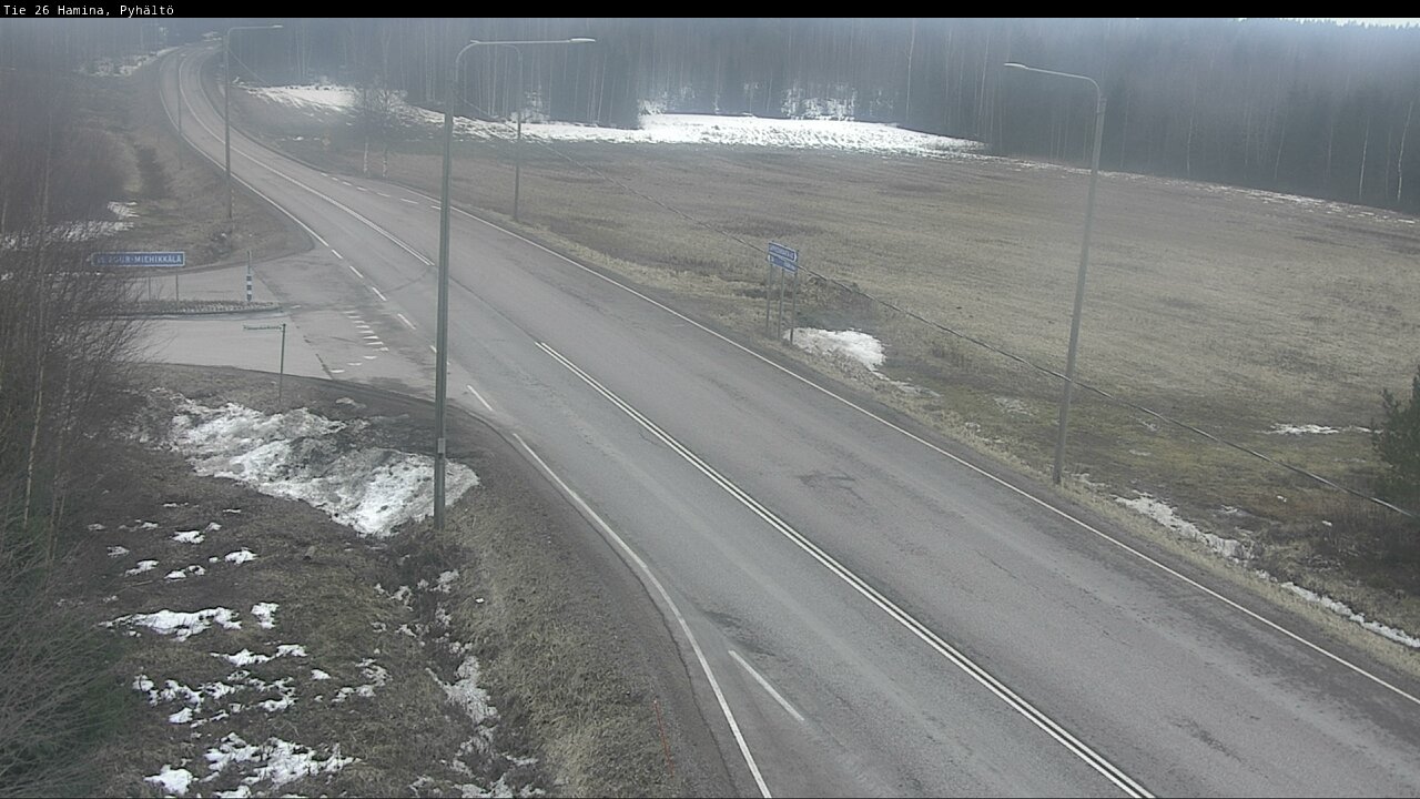 Kelikamerat Kuva Tie 26 Hamina, Pyhältö, Hamina, Kymenlaakso