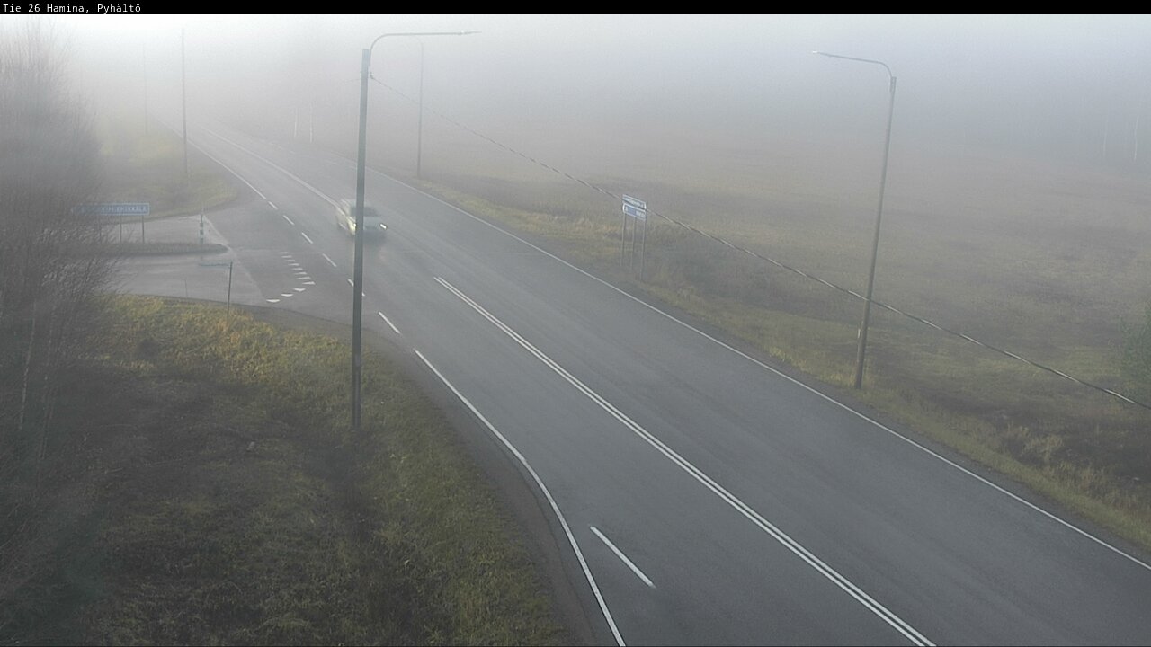 Kelikamerat Kuva Tie 26 Hamina, Pyhältö, Hamina, Kymenlaakso