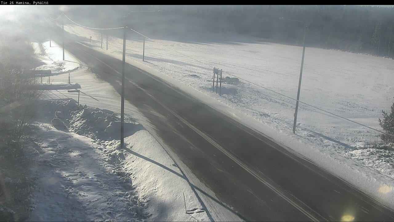 Kelikamerat Kuva Tie 26 Hamina, Pyhältö, Hamina, Kymenlaakso