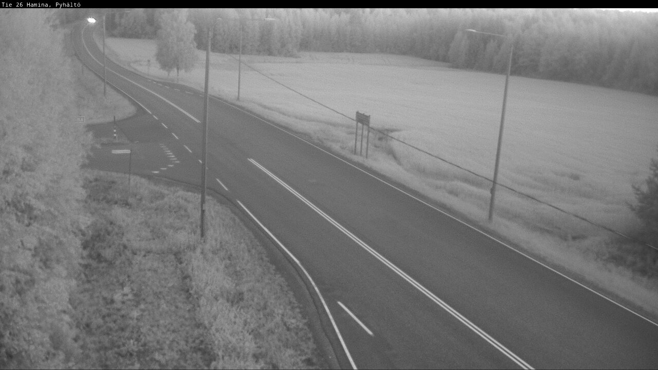 Kelikamerat Kuva Tie 26 Hamina, Pyhältö, Hamina, Kymenlaakso