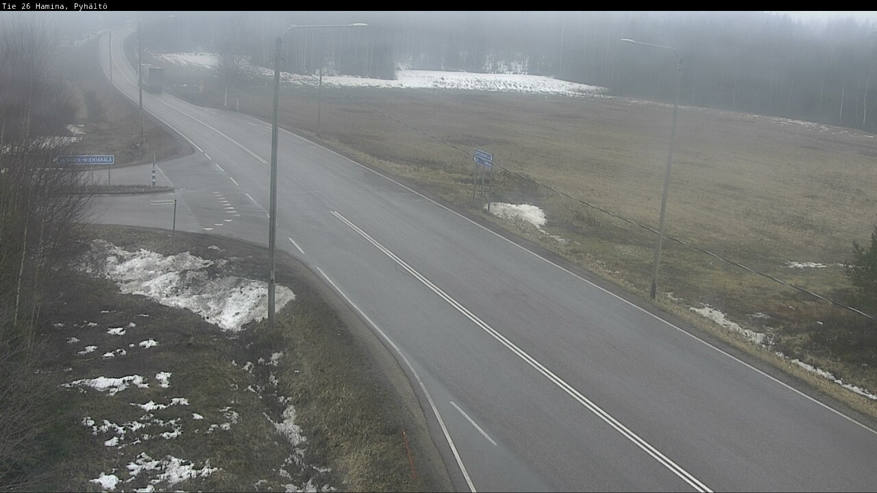 Kelikamerat Kuva Tie 26 Hamina, Pyhältö, Hamina, Kymenlaakso