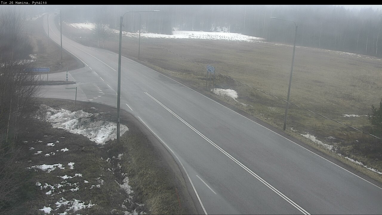 Kelikamerat Kuva Tie 26 Hamina, Pyhältö, Hamina, Kymenlaakso