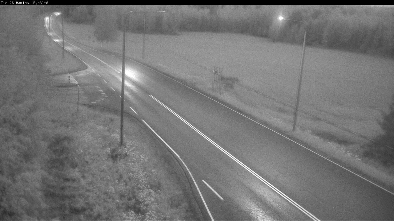 Kelikamerat Kuva Tie 26 Hamina, Pyhältö, Hamina, Kymenlaakso