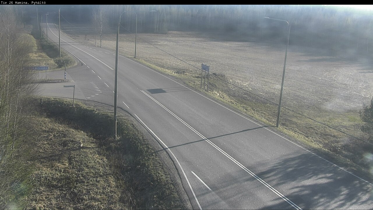 Kelikamerat Kuva Tie 26 Hamina, Pyhältö, Hamina, Kymenlaakso