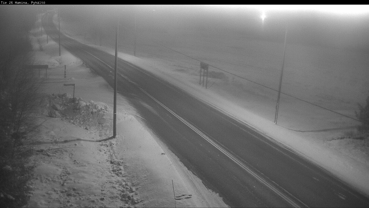 Kelikamerat Kuva Tie 26 Hamina, Pyhältö, Hamina, Kymenlaakso