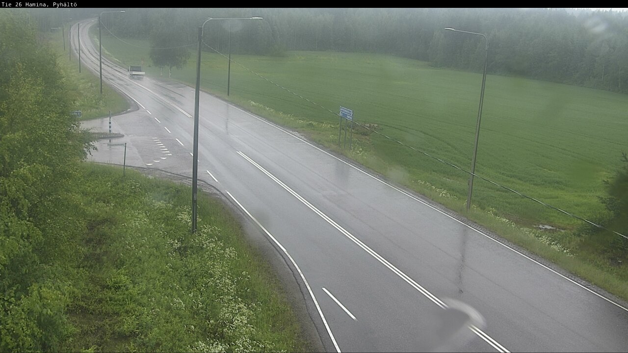 Weather Camera Image Road 26 Hamina, Pyhältö, Hamina, Kymenlaakso