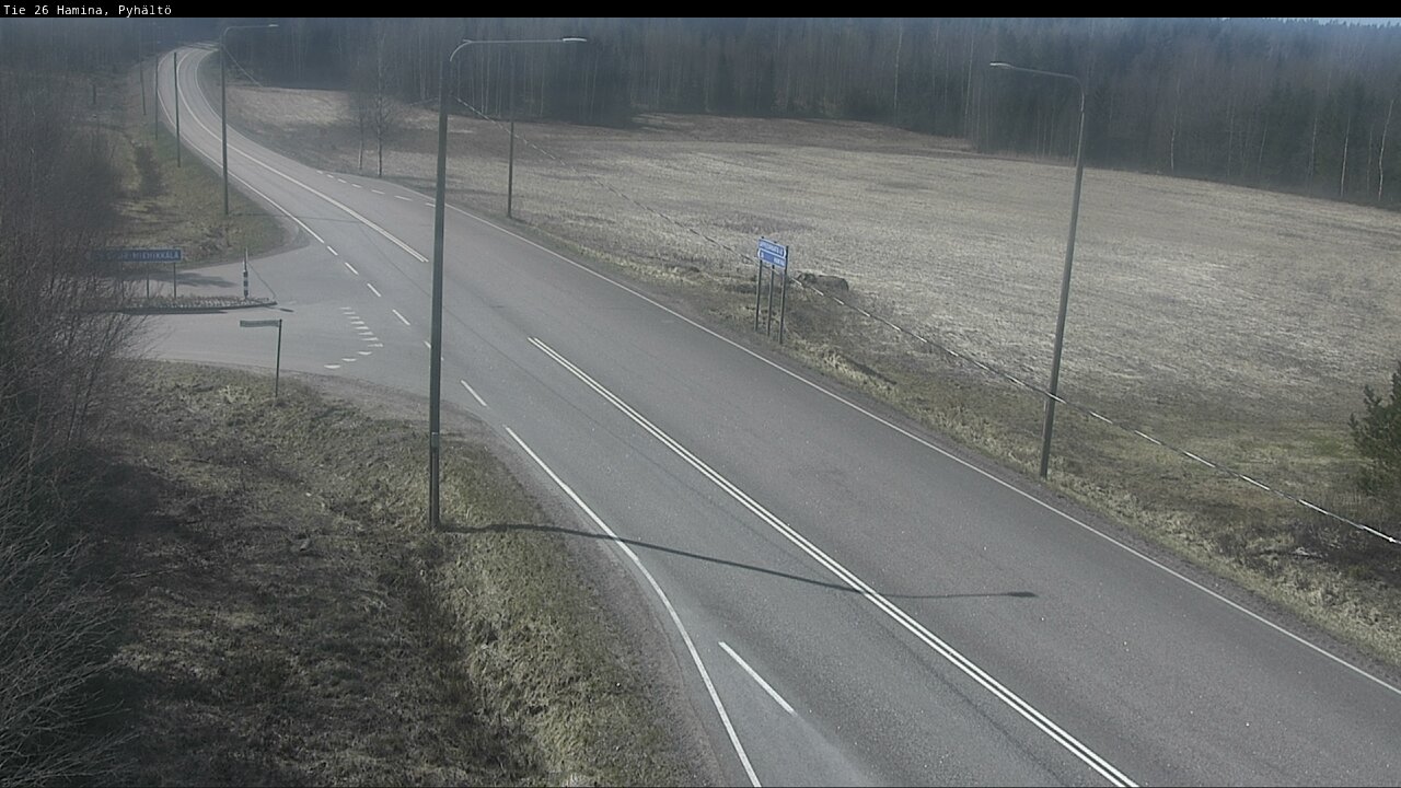 Kelikamerat Kuva Tie 26 Hamina, Pyhältö, Hamina, Kymenlaakso