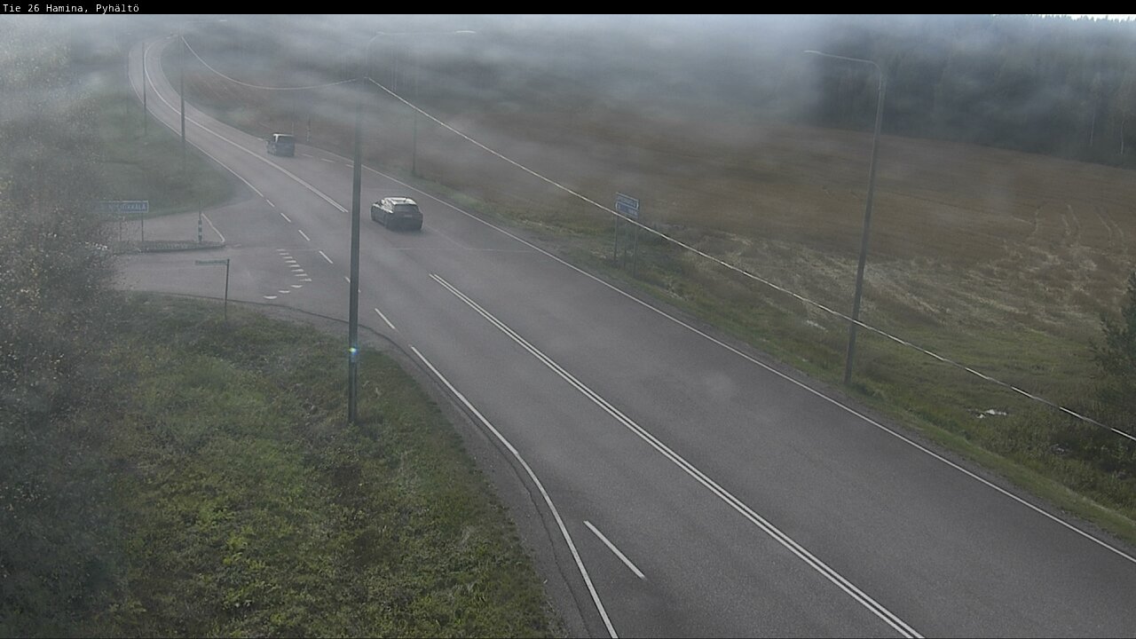 Weather Camera Image Road 26 Hamina, Pyhältö, Hamina, Kymenlaakso