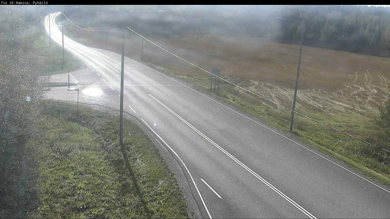 Weather Camera Image Road 26 Hamina, Pyhältö, Hamina, Kymenlaakso