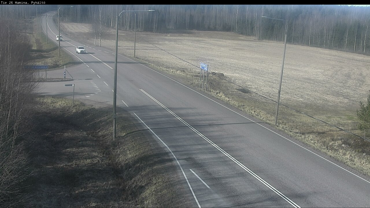 Kelikamerat Kuva Tie 26 Hamina, Pyhältö, Hamina, Kymenlaakso