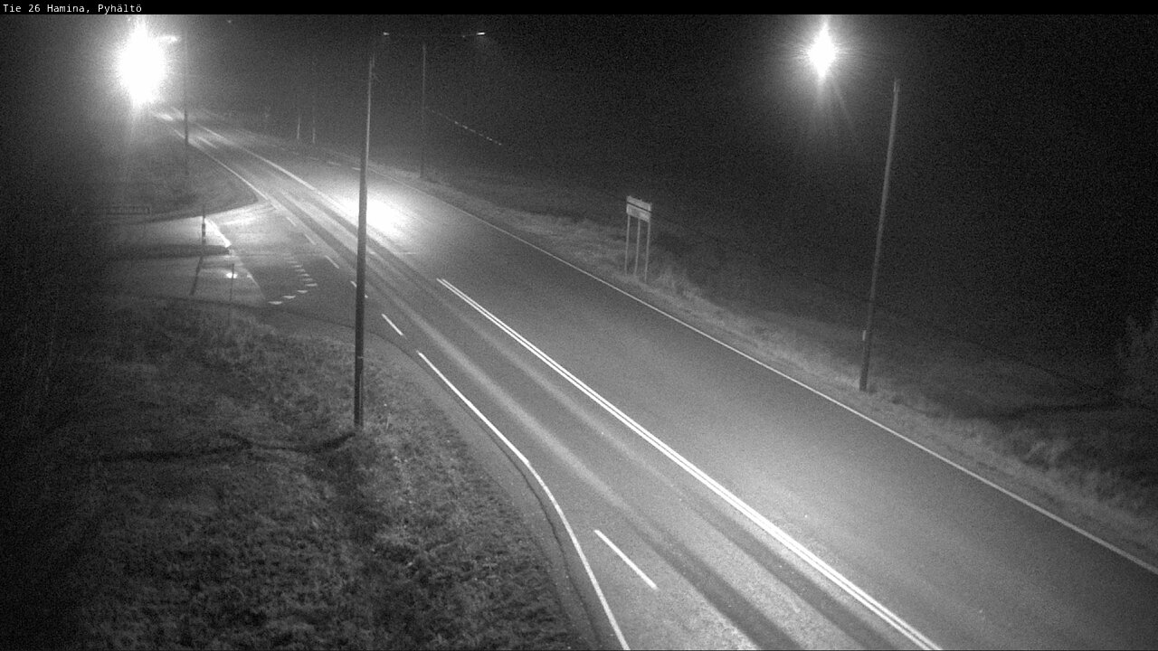 Kelikamerat Kuva Tie 26 Hamina, Pyhältö, Hamina, Kymenlaakso