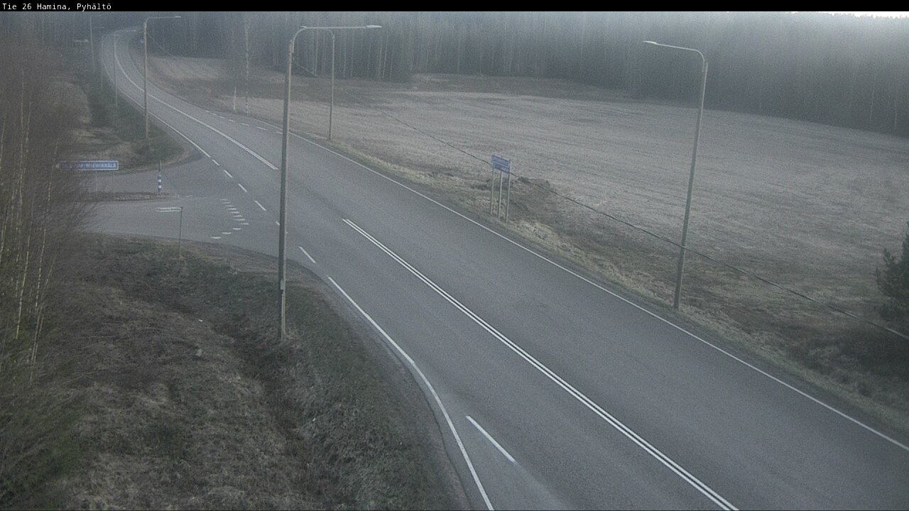 Kelikamerat Kuva Tie 26 Hamina, Pyhältö, Hamina, Kymenlaakso