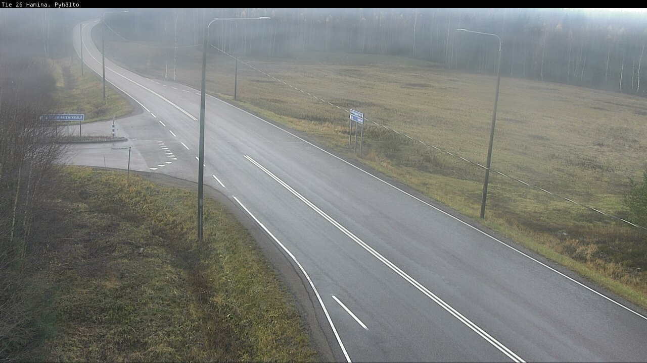 Kelikamerat Kuva Tie 26 Hamina, Pyhältö, Hamina, Kymenlaakso