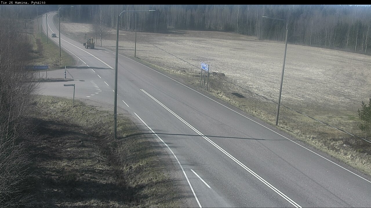 Weather Camera Image Road 26 Hamina, Pyhältö, Hamina, Kymenlaakso