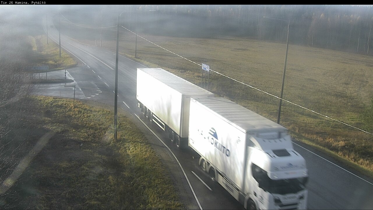 Kelikamerat Kuva Tie 26 Hamina, Pyhältö, Hamina, Kymenlaakso