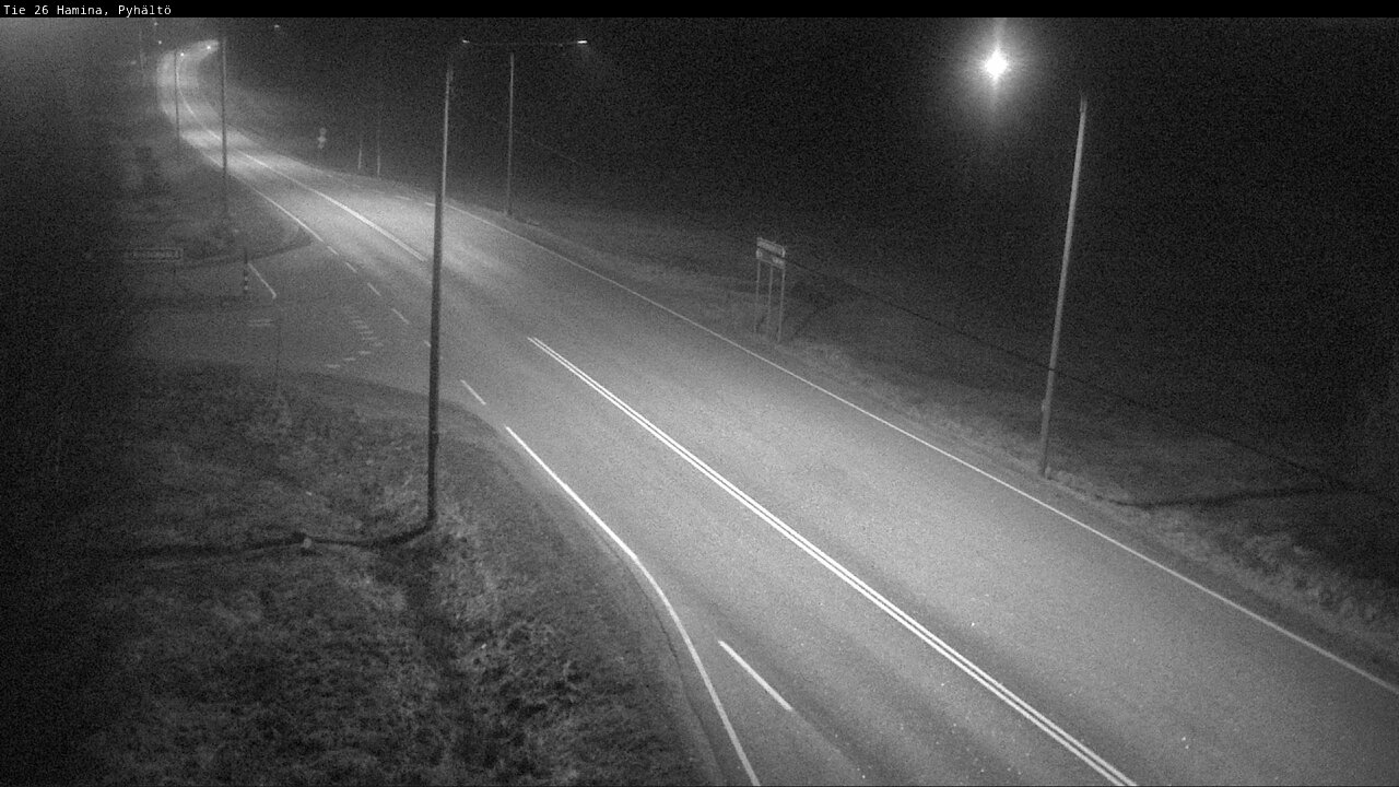 Weather Camera Image Väg 26 Pyhältö, Hamina, Kymenlaakso