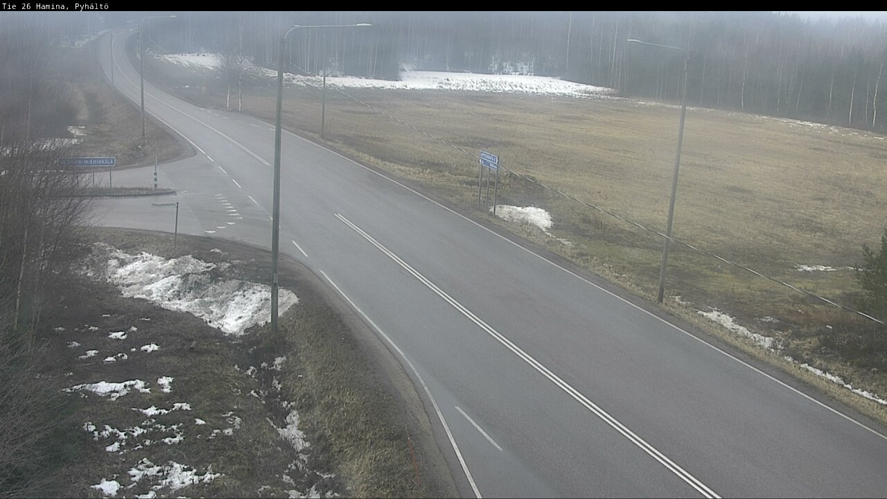 Kelikamerat Kuva Tie 26 Hamina, Pyhältö, Hamina, Kymenlaakso