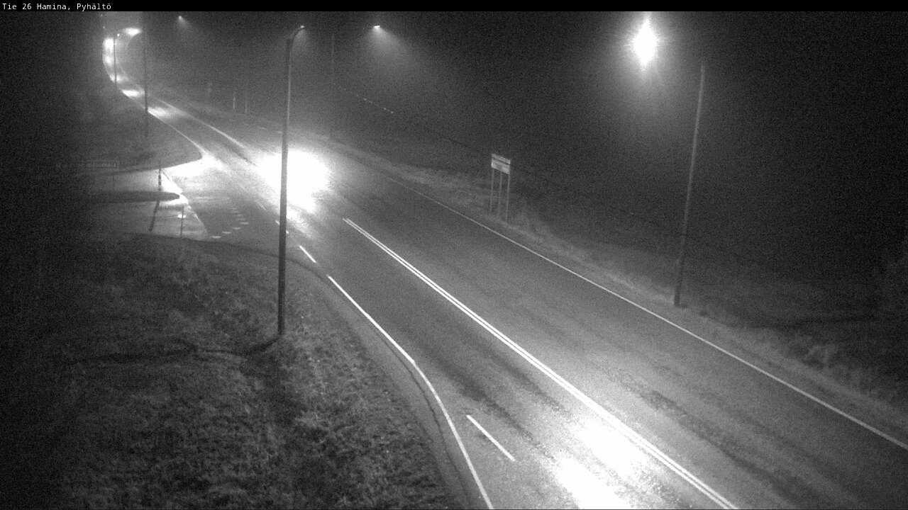 Kelikamerat Kuva Tie 26 Hamina, Pyhältö, Hamina, Kymenlaakso