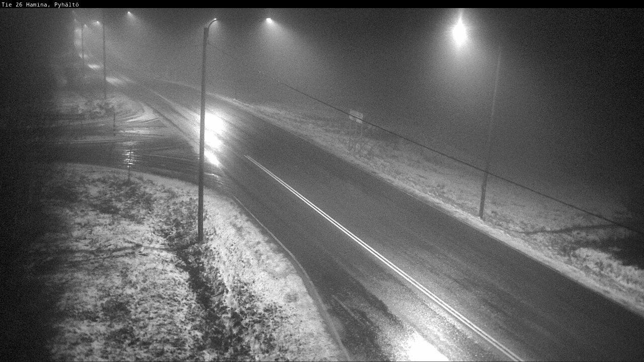 Weather Camera Image Väg 26 Pyhältö, Hamina, Kymenlaakso
