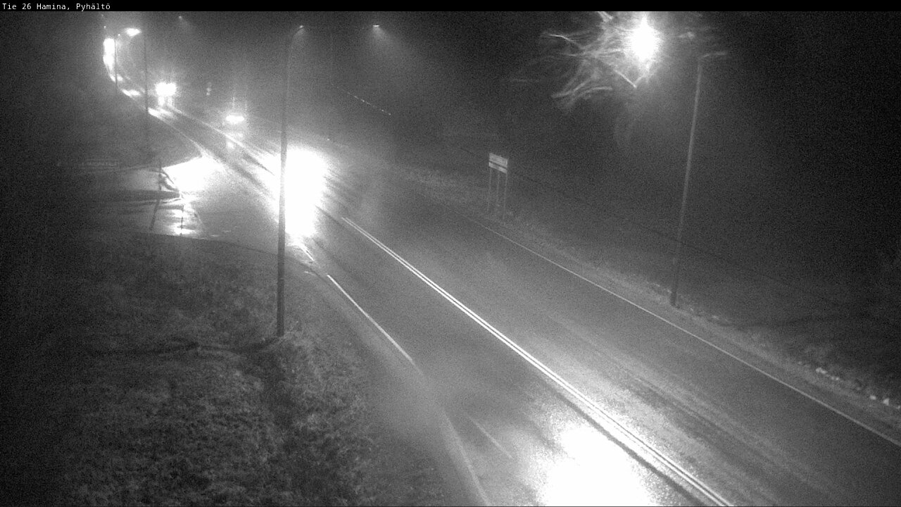 Weather Camera Image Väg 26 Pyhältö, Hamina, Kymenlaakso