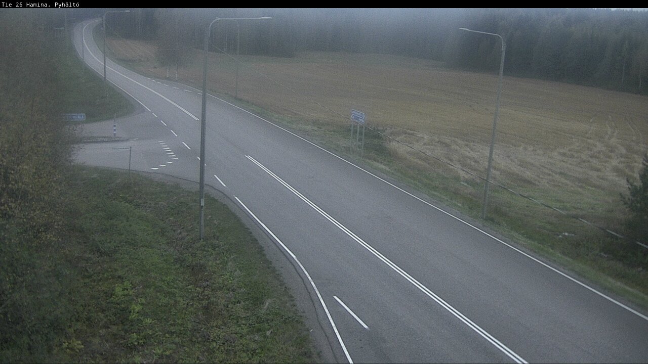 Kelikamerat Kuva Tie 26 Hamina, Pyhältö, Hamina, Kymenlaakso