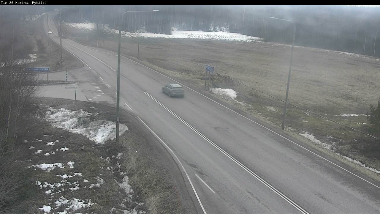 Kelikamerat Kuva Tie 26 Hamina, Pyhältö, Hamina, Kymenlaakso