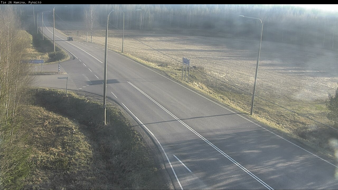 Kelikamerat Kuva Tie 26 Hamina, Pyhältö, Hamina, Kymenlaakso