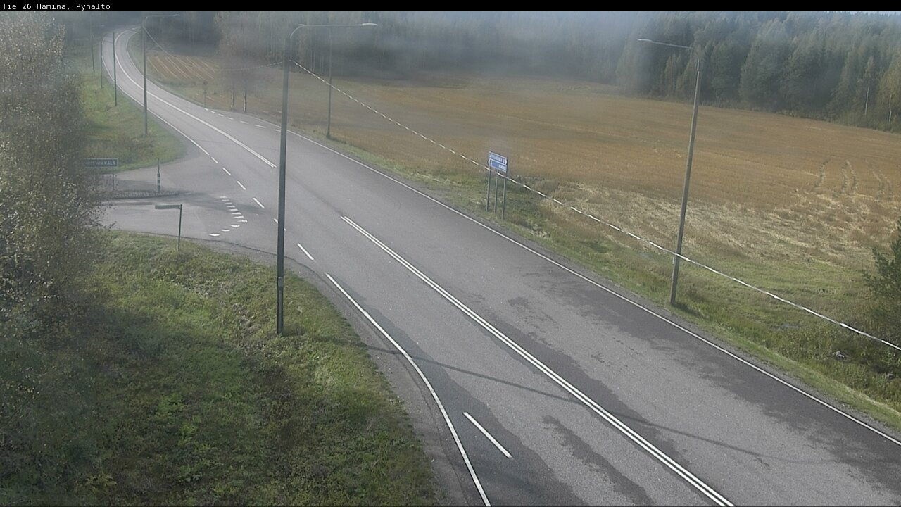 Kelikamerat Kuva Tie 26 Hamina, Pyhältö, Hamina, Kymenlaakso